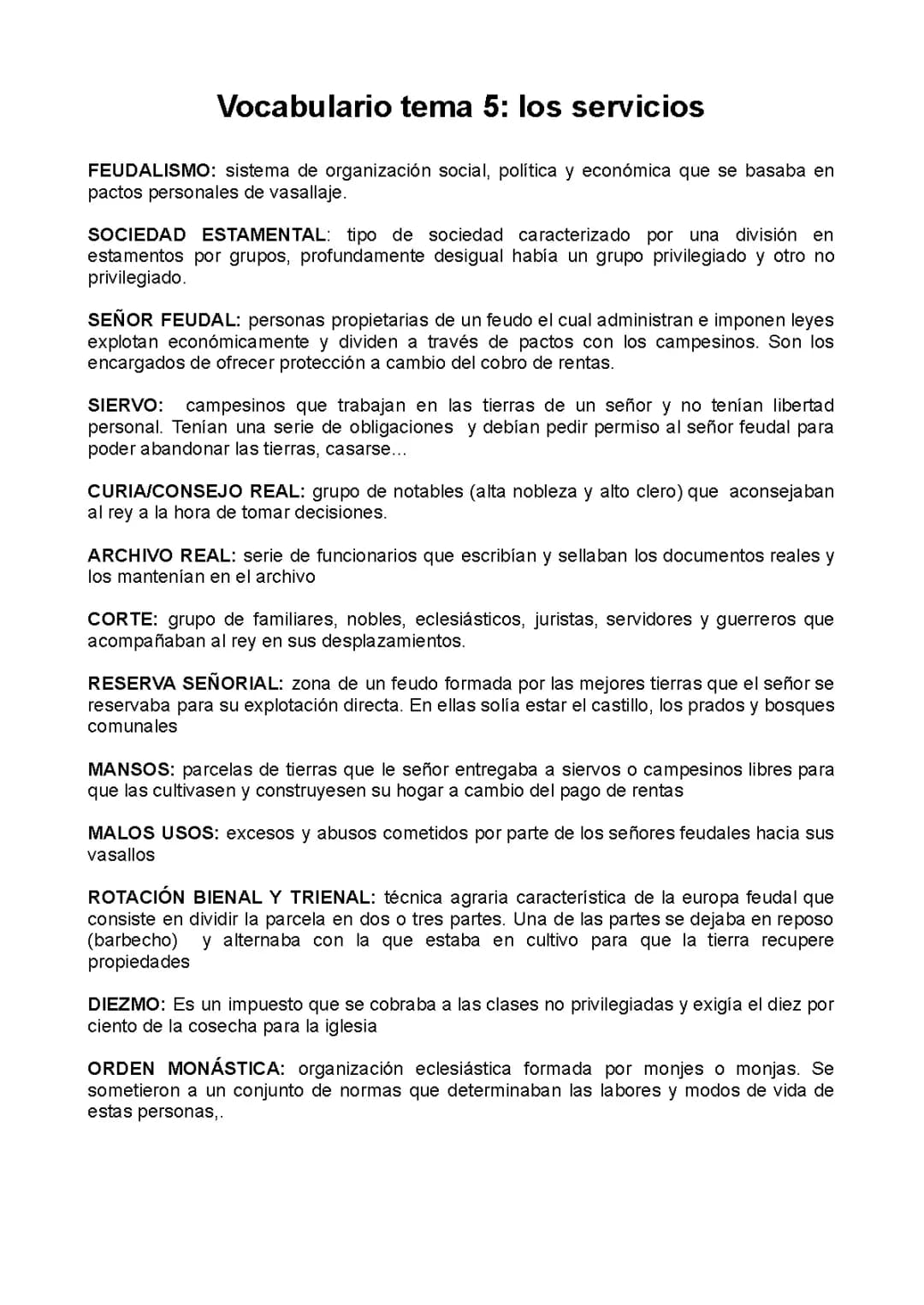 Feudalismo: Resumen y Origen para Niños de 2 ESO
