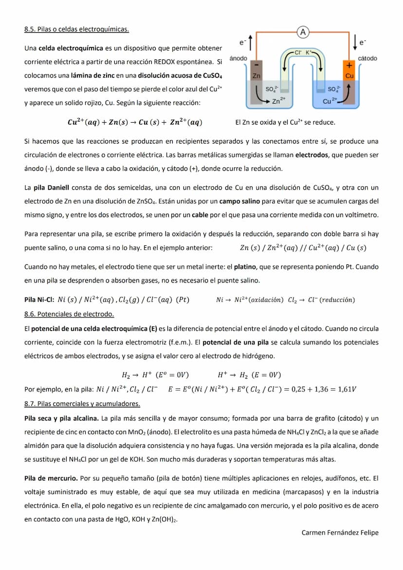 TEMA 8. REACCIONES DE TRANSFERENCIA DE ELECTRONES.
8.1. Concepto de oxidación-reducción. Evolución del concepto.
La oxidación es cualquier p
