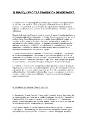 Know EL FRANQUISMO Y LA TRANSICIÓN DEMOCRÁTICA thumbnail