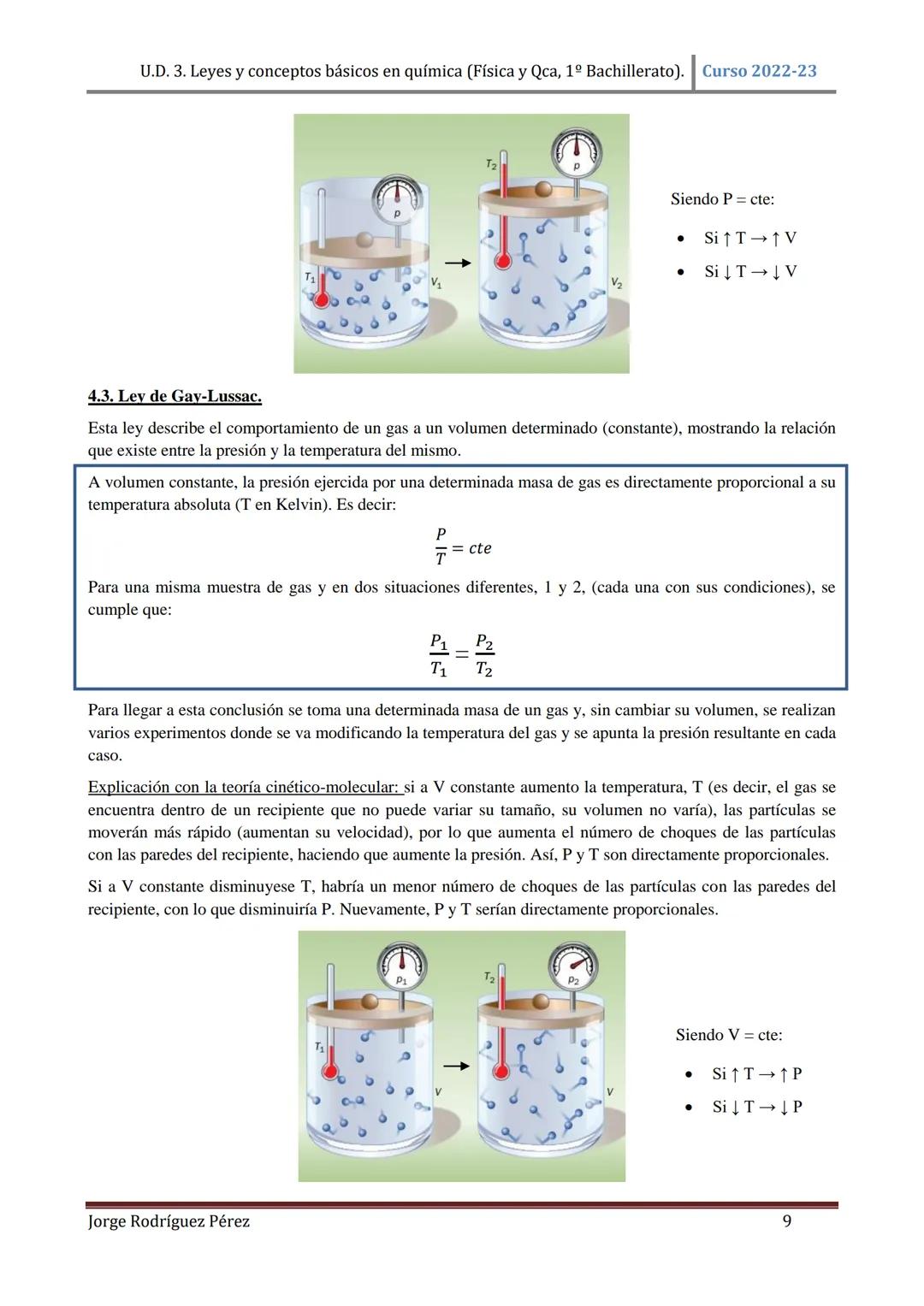 U.D. 3. Leyes y conceptos básicos en química (Física y Qca, 1º Bachillerato). Curso 2022-23

# TEMA 3: LEYES Y CONCEPTOS BÁSICOS EN QUÍMICA.
