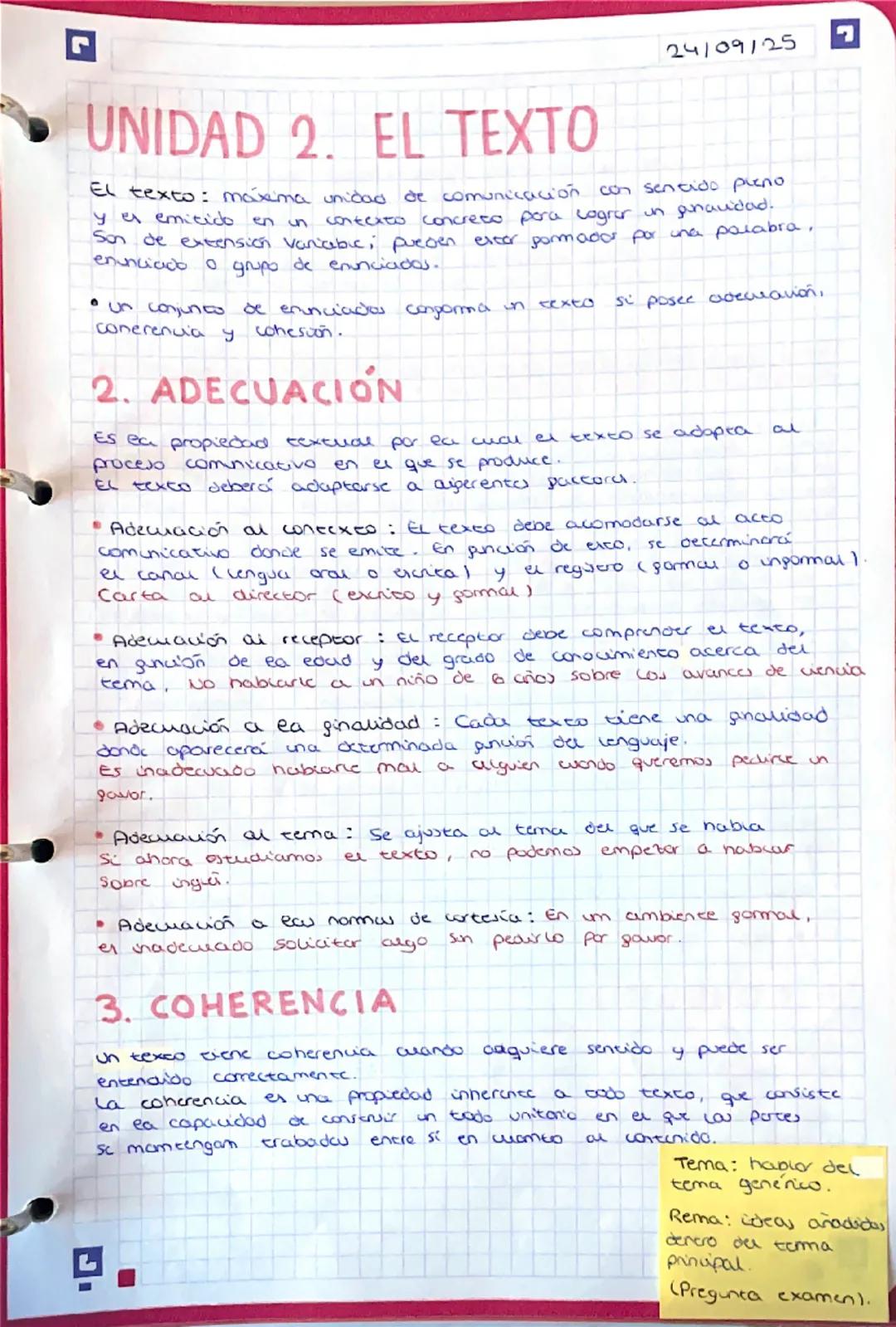 16/09/25.

# TEMA 1.

## 1. LA COMUNICACIÓN

La comunicación es el proceso mediante el war un emisor,
a través del canal y con un contexto, 