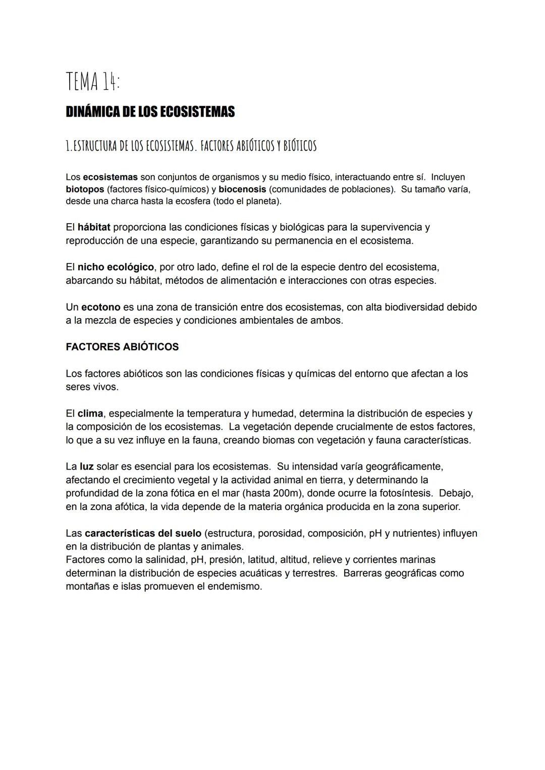 DINAMICA DE LOS ECOSISTEMAS 