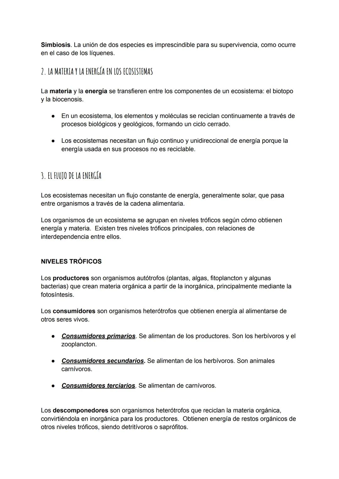 # TEMA 14:

# DINÁMICA DE LOS ECOSISTEMAS

1. ESTRUCTURA DE LOS ECOSISTEMAS. FACTORES ABIÓTICOS Y BIÓTICOS

Los ecosistemas son conjuntos de
