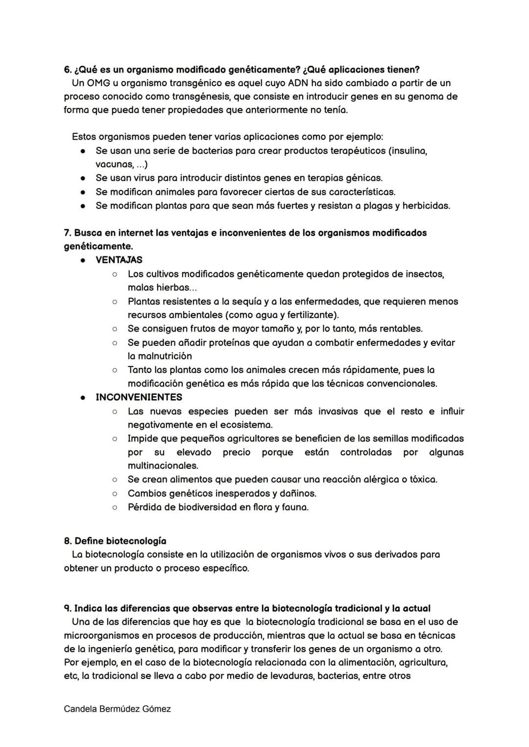 INGENIERÍA GENÉTICA
1. Define ingeniería genética
La ingeniería genética es una serie de procedimientos que sirven para manipular y
traslada