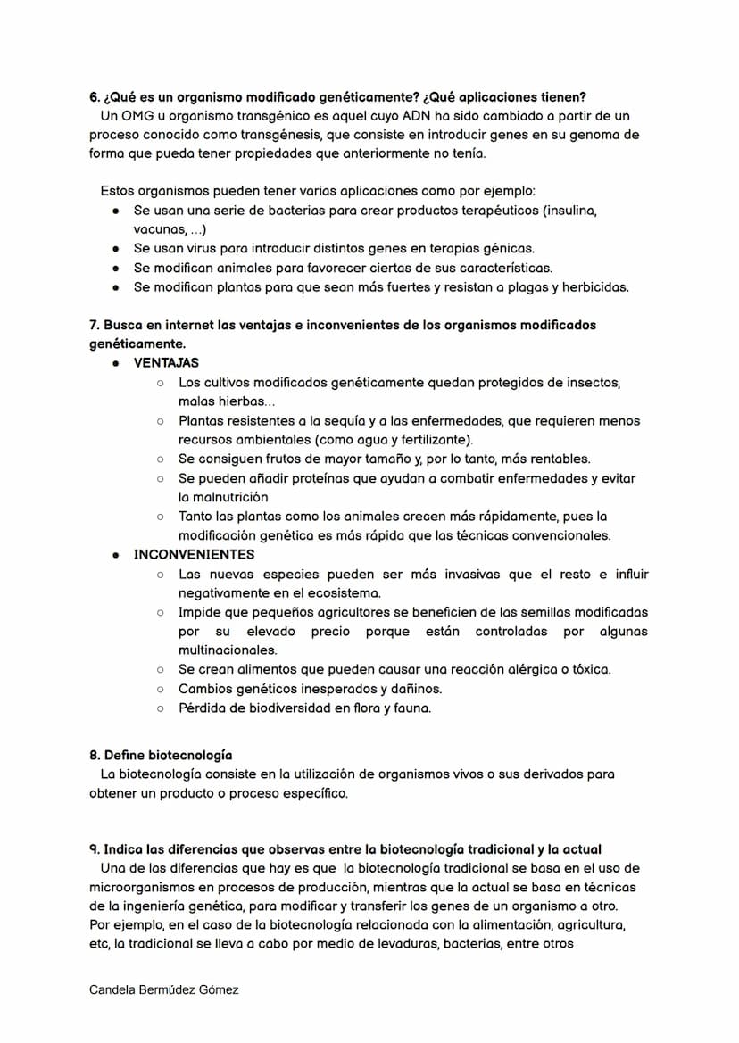 INGENIERÍA GENÉTICA
1. Define ingeniería genética
La ingeniería genética es una serie de procedimientos que sirven para manipular y
traslada