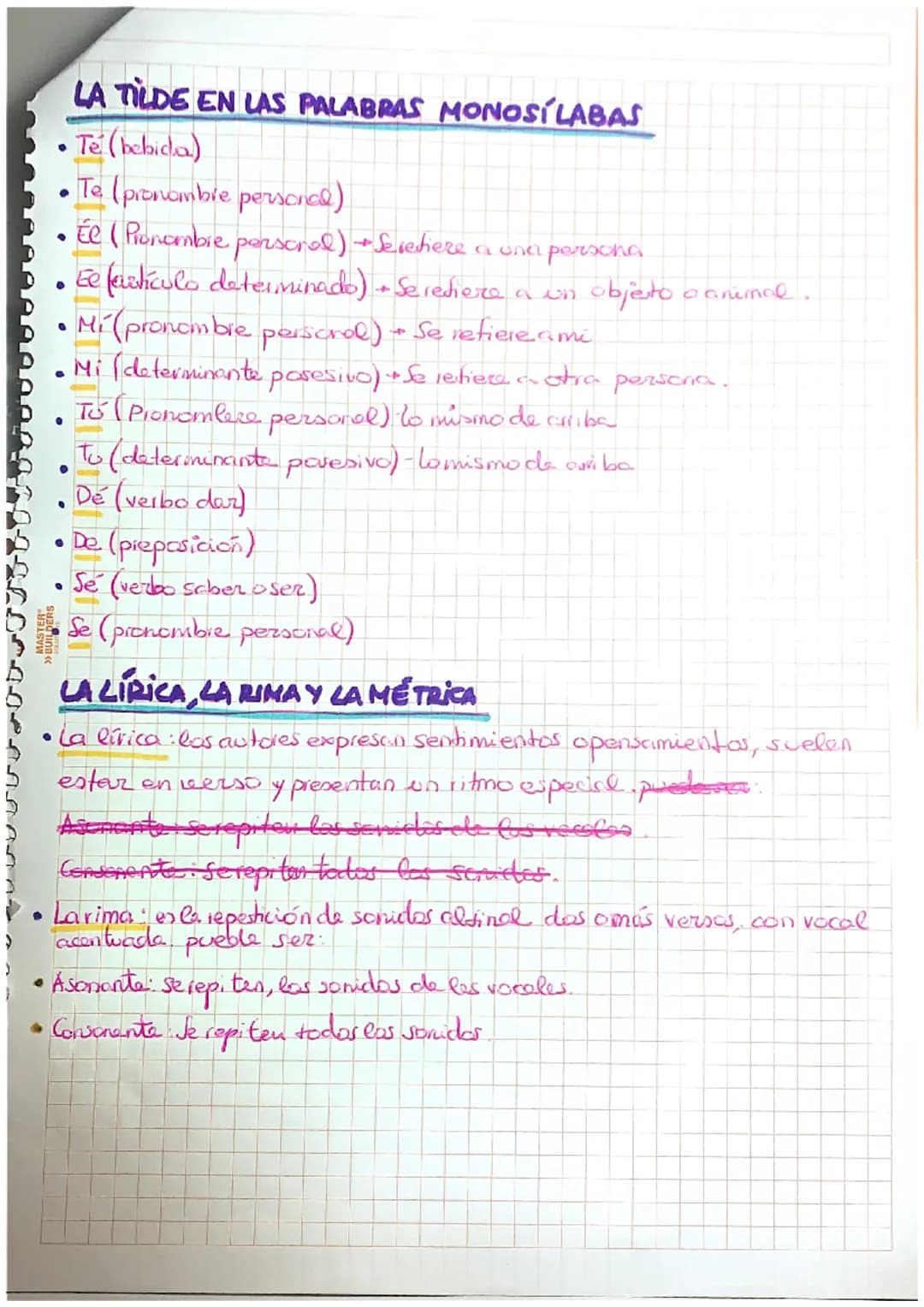 LA TILDE EN LAS PALABRAS MONOSÍLABAS
• Te (bebida)
Te (pronombre personal)
Él (Pronombre personal) + Seretiere a una persona
Ee fartículo de