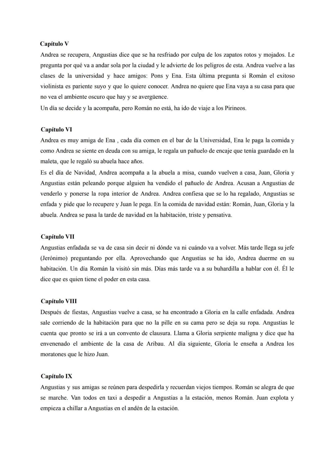 
<h2 id="primeraparte">PRIMERA PARTE</h2>
<h3 id="captuloi">Capítulo I</h3>
<p>Andrea llega a Barcelona en tren de madrugada y se dirige a c