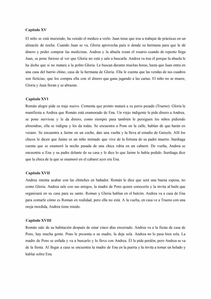 
<h2 id="primeraparte">PRIMERA PARTE</h2>
<h3 id="captuloi">Capítulo I</h3>
<p>Andrea llega a Barcelona en tren de madrugada y se dirige a c