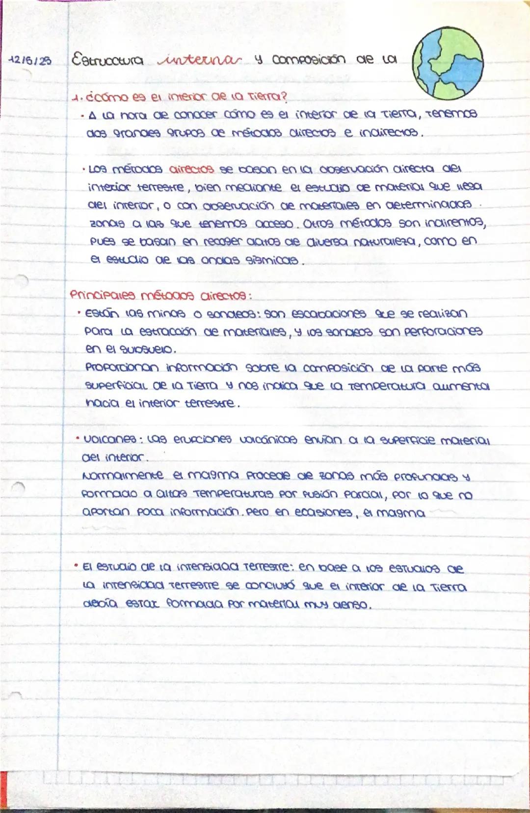 12/5/25
Estrucctura interna y composición de La
4. ¿cómo es el interior de la tierra?
A la nora de conocer cómo es el interior de la tierra,