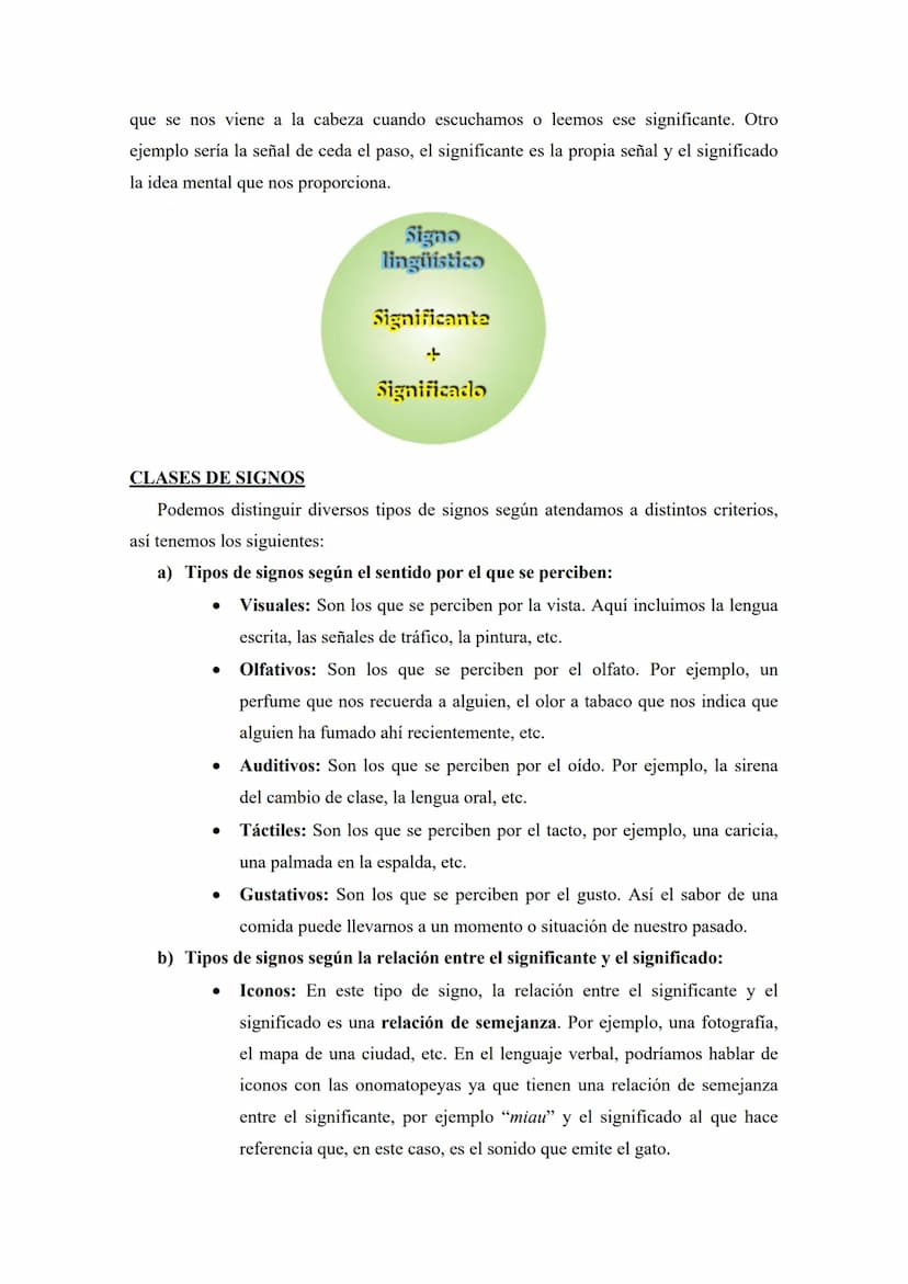 COMUNICACIÓN: La comunicación. Elementos de la comunicación.
Comunicación verbal y no verbal. Comunicación oral y escrita. El signo: definic
