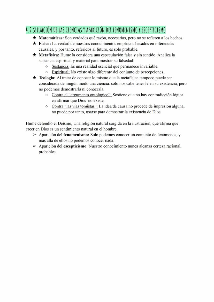 Tema 12: El empirismo inglés
PUNTO 1: RASGOS GENERALES DEL EMPIRISMO
Afirman que el origen del conocimiento está en la experiencia. ("Nada h