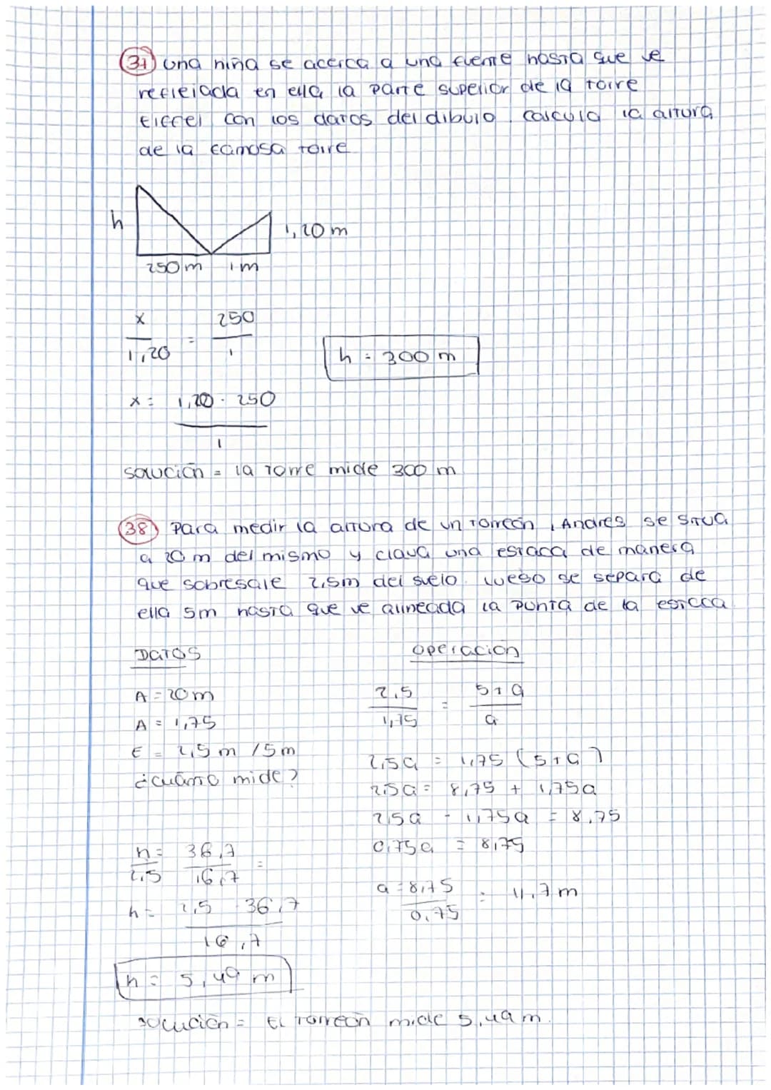 815/23
Tema 8 semejanza
y Triangulos rectángulos
1. Teorema de rales
2. Figuras semejantes. Escalas
3. semejanza de Triangulos
4. Teorema de