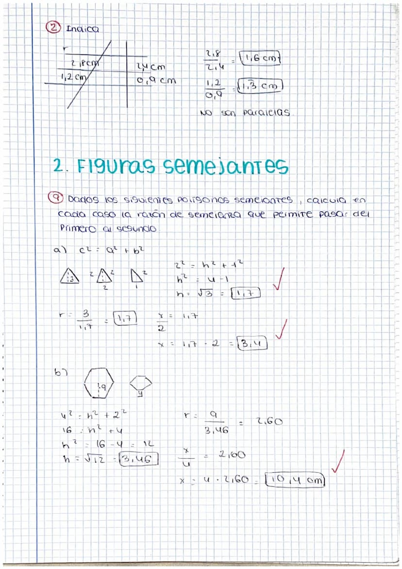 815/23
Tema 8 semejanza
y Triangulos rectángulos
1. Teorema de rales
2. Figuras semejantes. Escalas
3. semejanza de Triangulos
4. Teorema de