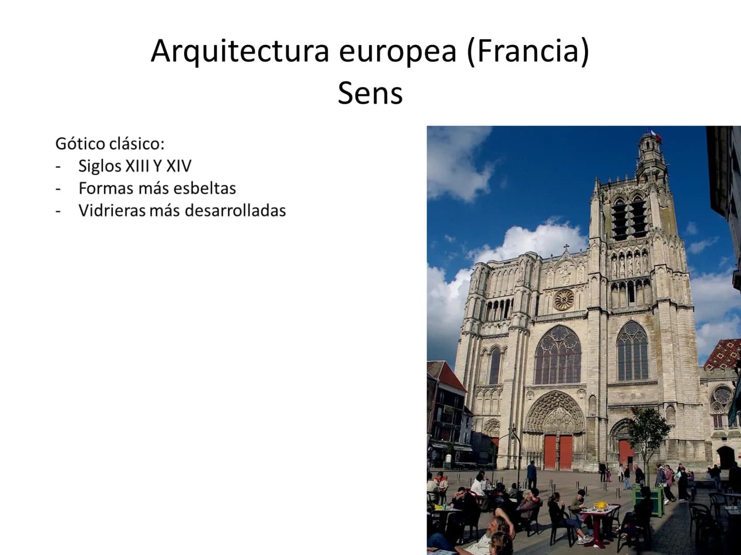 Gótico
Arquitectura Comparativa Románico-Gótico
munle Caracteristicas Generales:
Arco apuntado => verticalidad
Bóveda de crucería y evolució