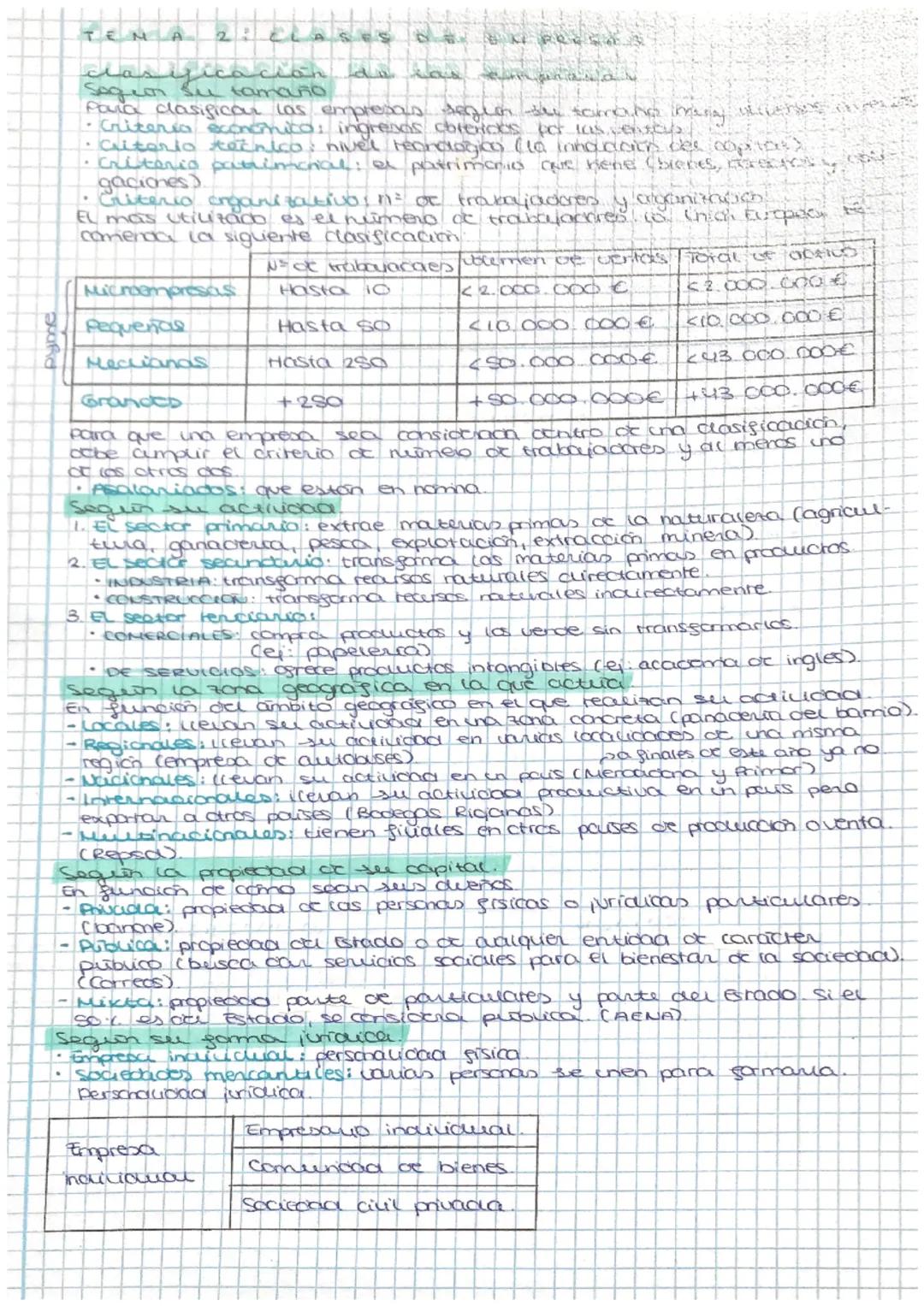 pyme
TEN
crasiyicación da cas empinan
Para clasificar las empresas seguen she taimand many chcenses ones wh
- Criteria economico: ingresas c