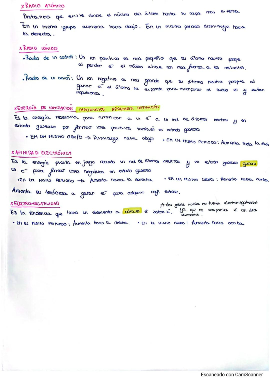 # Examen panchal, pilemic

XESPECTROS ATOMICOS

Onda electromagnética caracterizada por

• Longitud de anda, $(\lambda$ cm) Distancia entre 