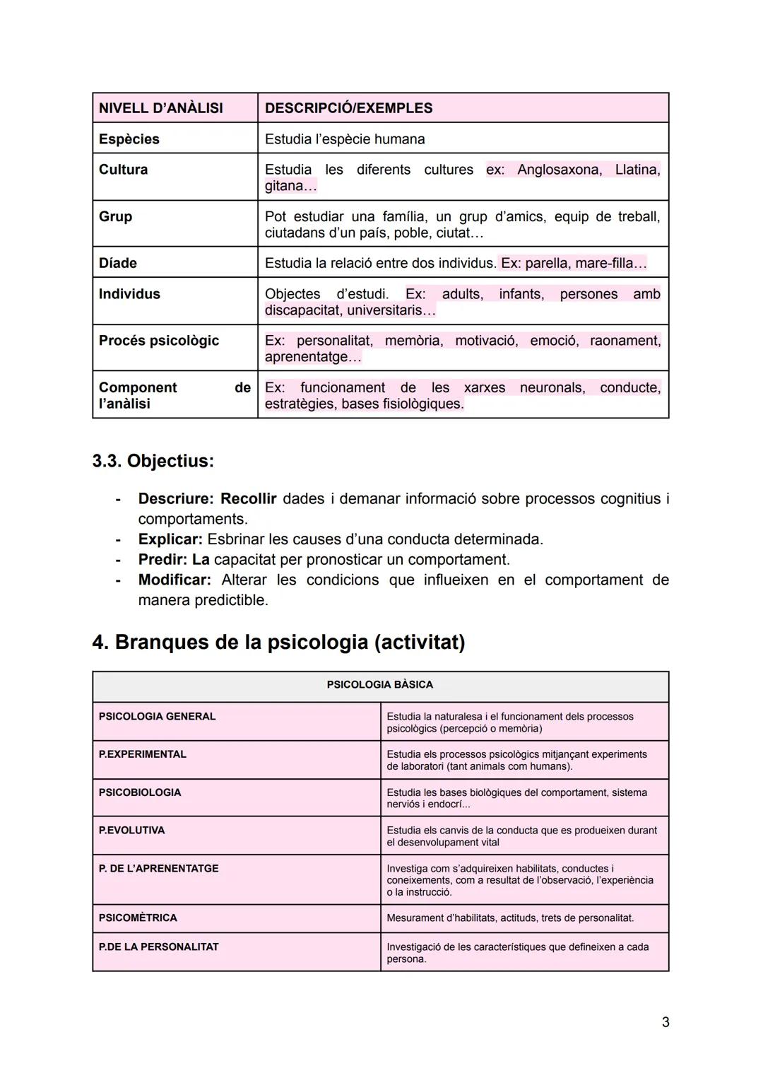 # PSICOLOGIA COM A CIÈNCIA # ÍNDEX

1. Evolució històrica de la psicologia...................................2

2. Fonts de la psicologia...