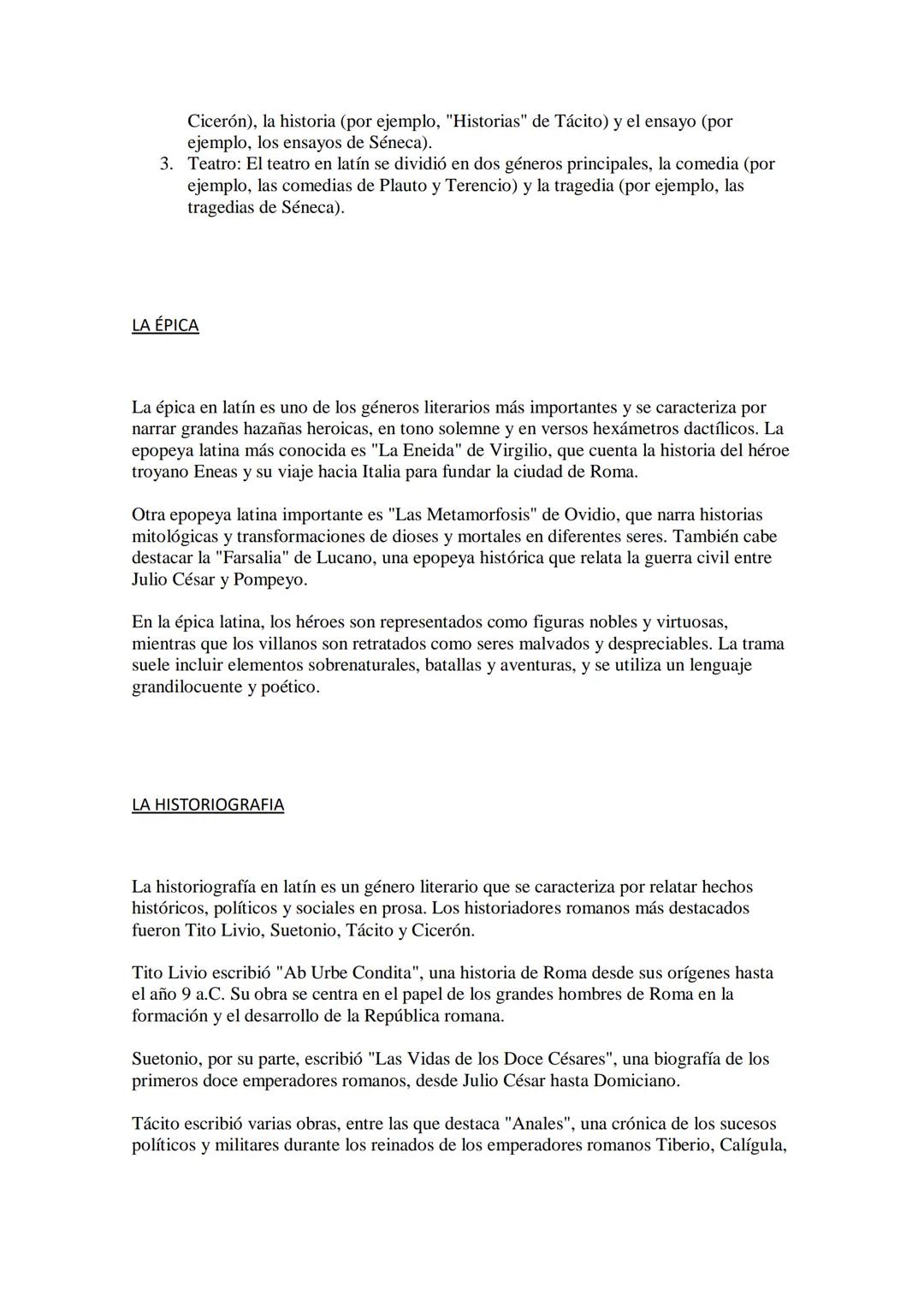 LITERATURA ROMANA
La literatura romana abarca un amplio período de la historia de la cultura latina y se
desarrolló desde la fundación de Ro