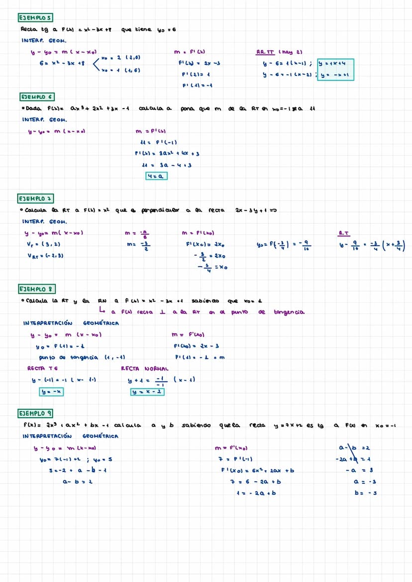  DERIVADAS
4) F. Pounomica
F(x) = 3x³ + 2x²-3x +4
F'(x) = 9x² + 4x - 3
3) F. irracionales o radicales
F(x)=√²+1 = (3x² +1) 1/2
F'(x) = (3x² 