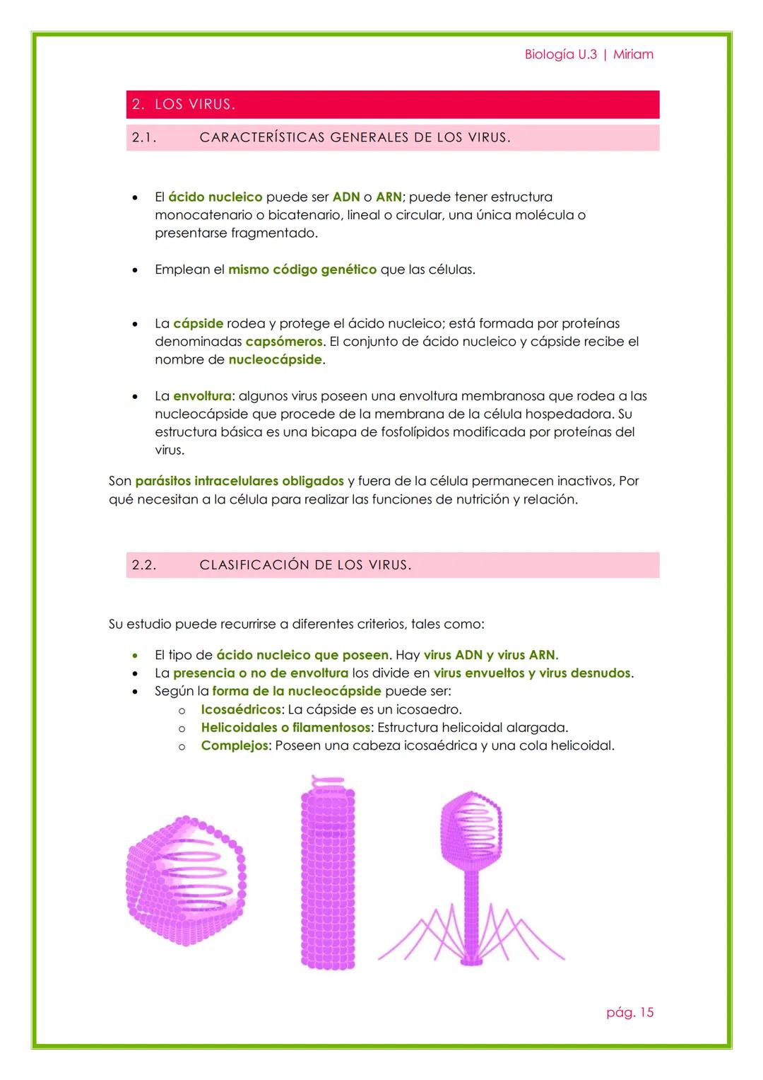 Biología U.3 | Miriam
MICROORGANISMOS,
FORMAS ACELULARES Y
SALUD.
UNIDAD 2
pág. 13 # 1. LA MICROBIOLOGÍA
Biología U.3 | Miriam
La microbiolo