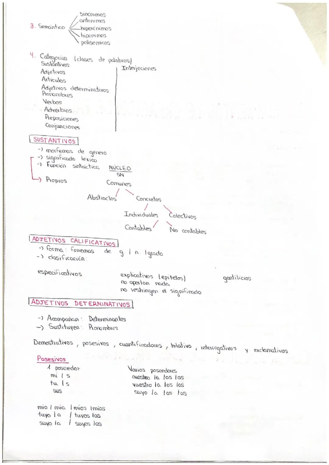 morfologia
Nivel pragmatico -> texto
Nivel semantico → significado
Nivel sintactico → sintagmas /oraciones
Nivel morfologico → palabra
Nivel