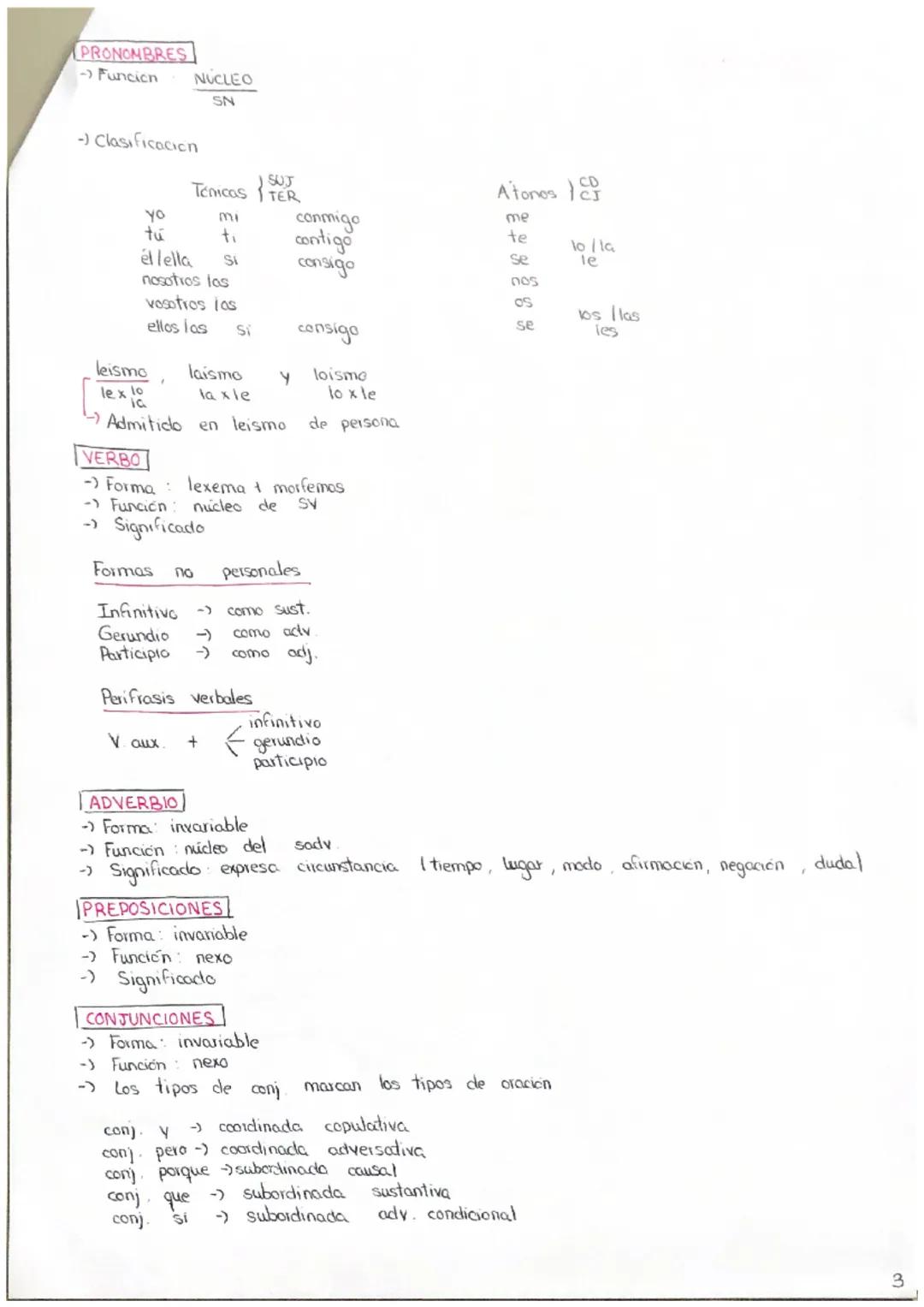 morfologia
Nivel pragmatico -> texto
Nivel semantico → significado
Nivel sintactico → sintagmas /oraciones
Nivel morfologico → palabra
Nivel