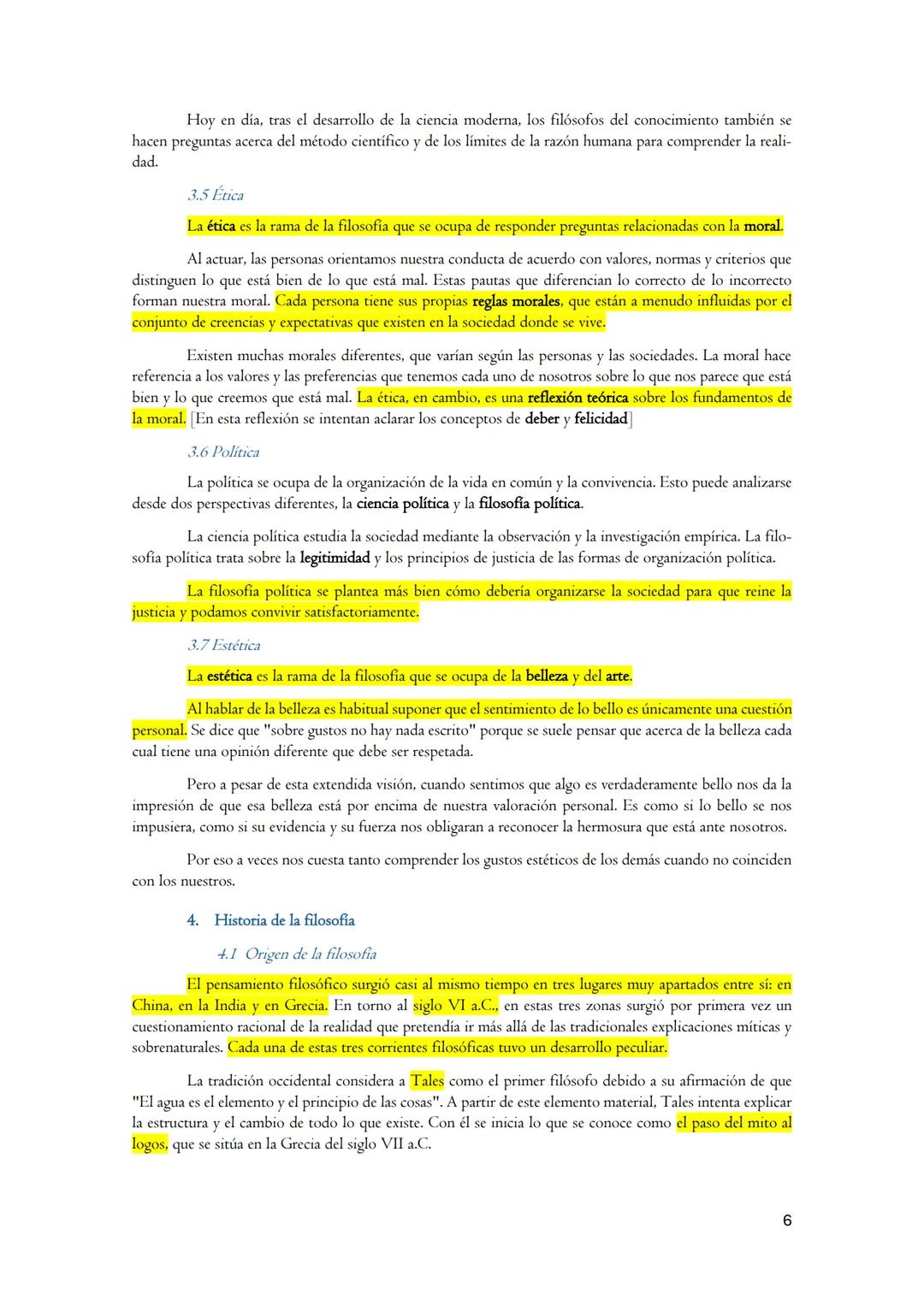 UNIDAD I: FILOSOFÍA
1. Concepto de filosofia
La palabra sofia significa en griego "sabiduría". En la antigua Grecia se llamaba sofós ("sabio