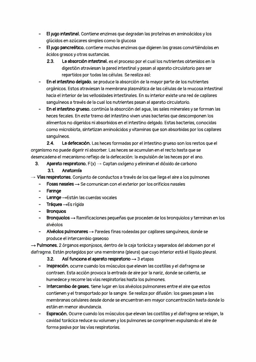 1.
-
3. APARATOS PARA LA FUNCIÓN DE NUTRICIÓN
Aparato digestivo: F(x)→→ Digerir los alimentos y absorber los nutrientes.
1.1.
Tubo digestivo