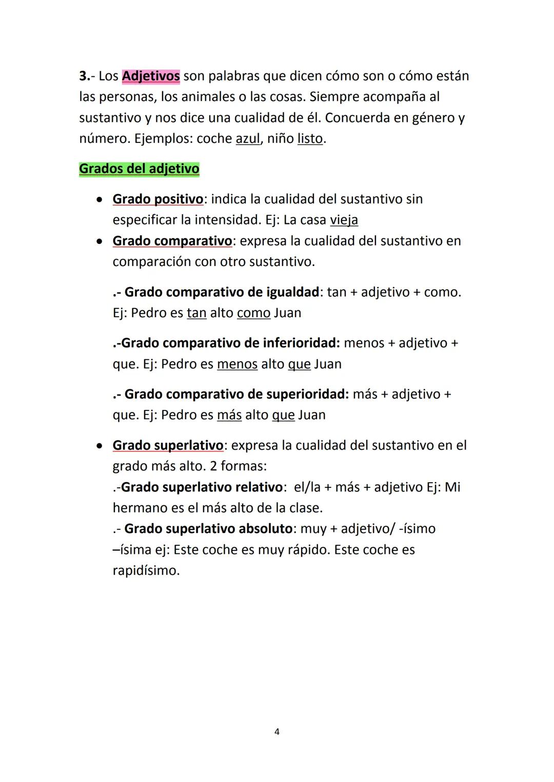 ANÁLISIS MORFOLÓGICO
• El análisis morfológico consiste en determinar la clase
gramatical de cada palabra de una oración.
CLASES DE PALABRAS