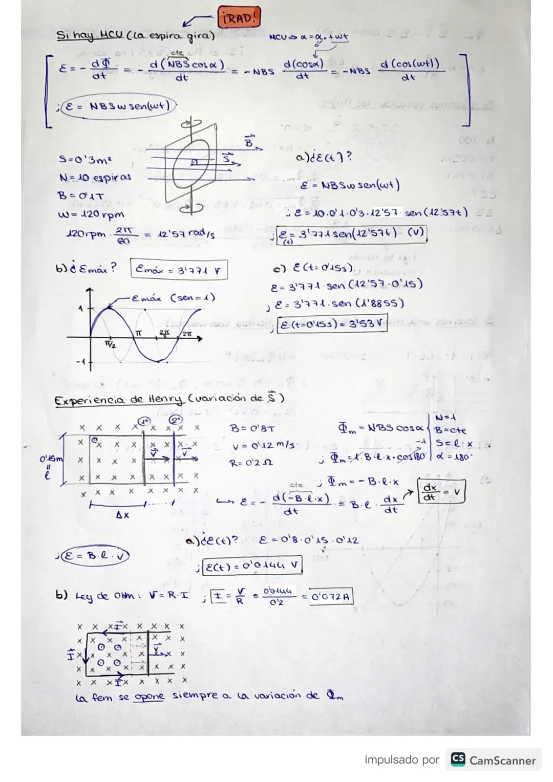 RESUMEN: CAMPO MAGNÉTICO
Causa de un campo
• Una carga (9) crea, a una distancia (r), un campo magnético (B).
JS MOTOR
*μ. = 4₁107
una sola
