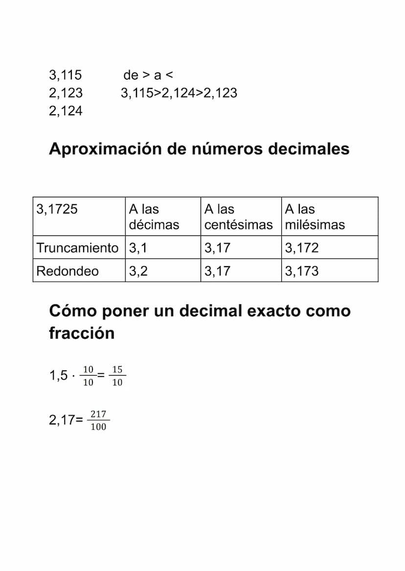 NÚMEROS DECIMALES
Un número decimal se compone de:
Parte entera: son los números situados a la
izquierda de la coma.
Parte decimal: son los 