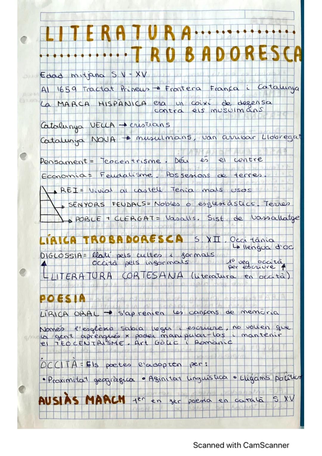 Literatura Trobadoresca: Poesia i Narrativa del Passat