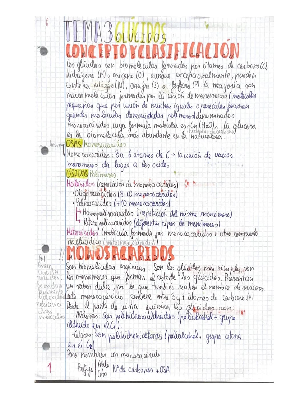 TEMA 3 GLUCIDOS
CONCEPTO YCLASIFICACIÓN
ios glúcido son biomoleculas formadas atomos de carbono (C),
реп
hidrogene (H) y oxigeno (0), aunque