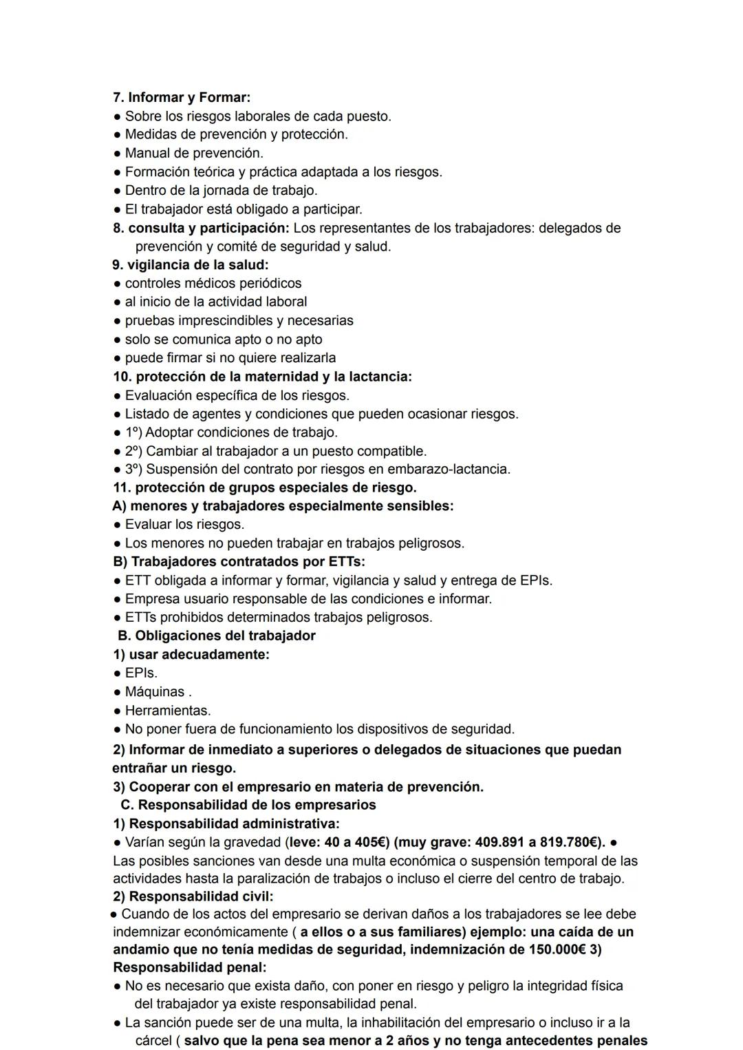 RESUMEN FOL TEMA 2
1.1 MARCO NORMATIVO (tipo test):
1. Normas internacionales
• La OIT: a través de sus convenios internacionales, como el c