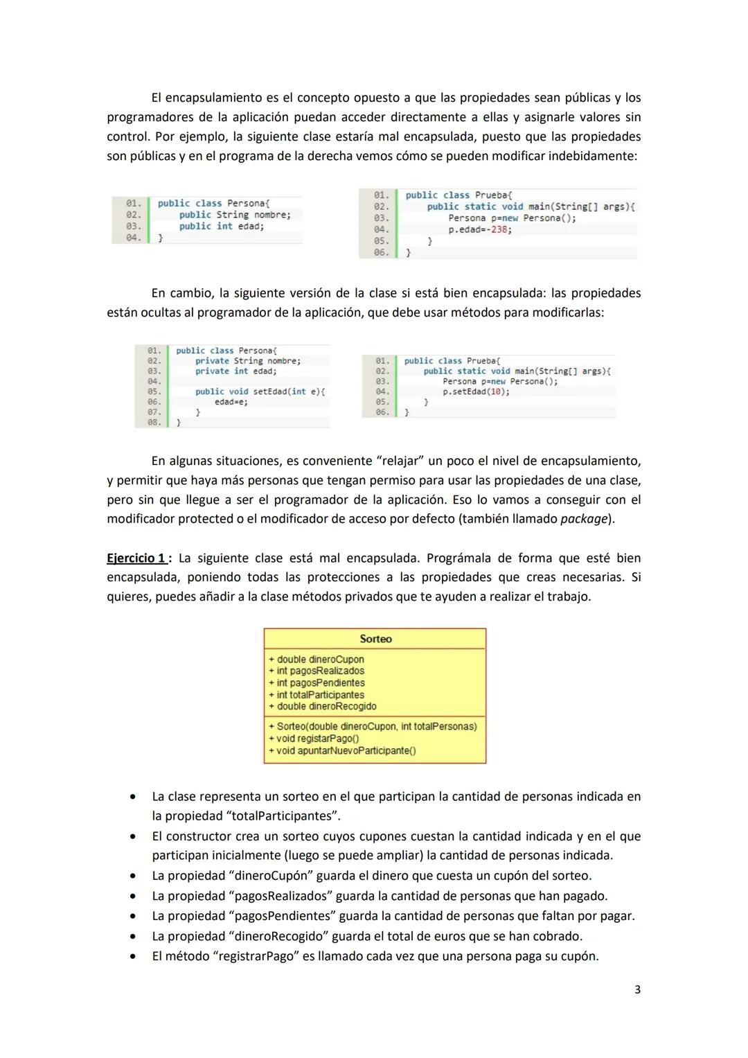 Fundamentos de
Programación
Tema 5: Programación
avanzada de clases
Contenidos
1.- Introducción
2.- Encapsulamiento..
3.- Herencia
4.- Sobre