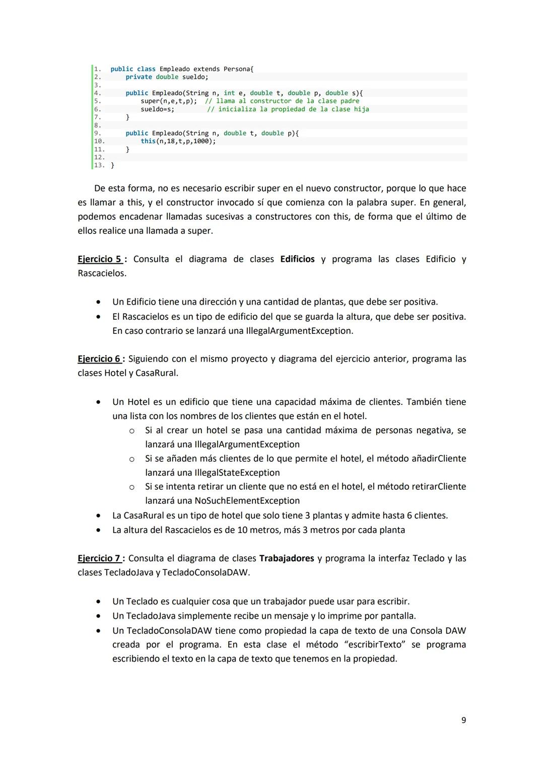 Fundamentos de
Programación
Tema 5: Programación
avanzada de clases
Contenidos
1.- Introducción
2.- Encapsulamiento..
3.- Herencia
4.- Sobre