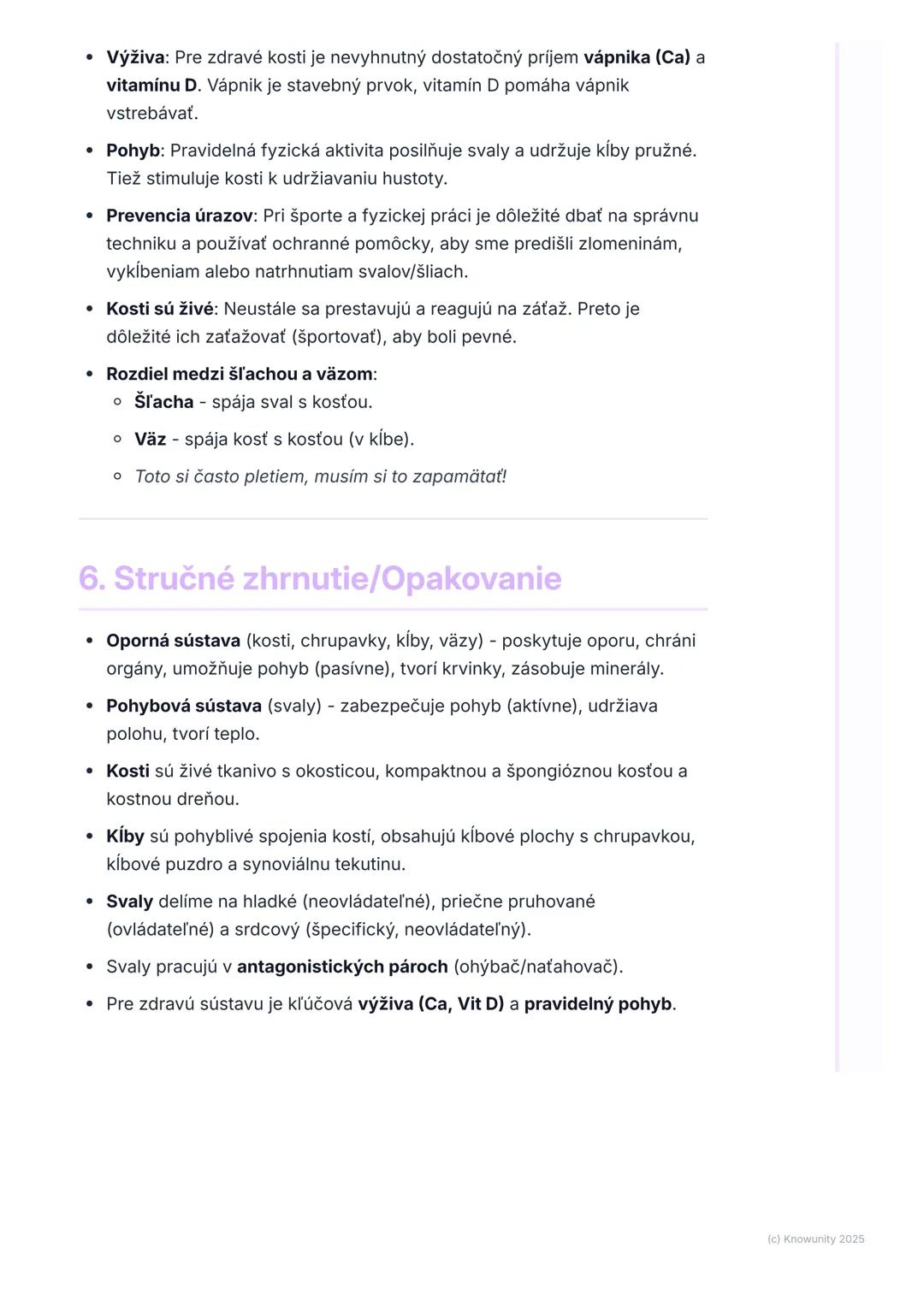 # Oporná a pohybová sústava

1. Prehľad opornej a pohybovej sústavy

Takže, oporná a pohybová sústava je vlastne taký náš vnútorný "stavebný