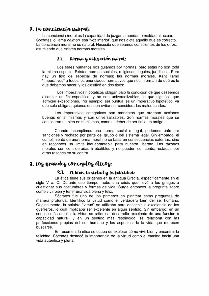 Tema 9: la moral y la ética:
1.
la moral y la ética:
1.1.
La moral:
La moral se refiere al conjunto de normas y costumbres que guían a una
s