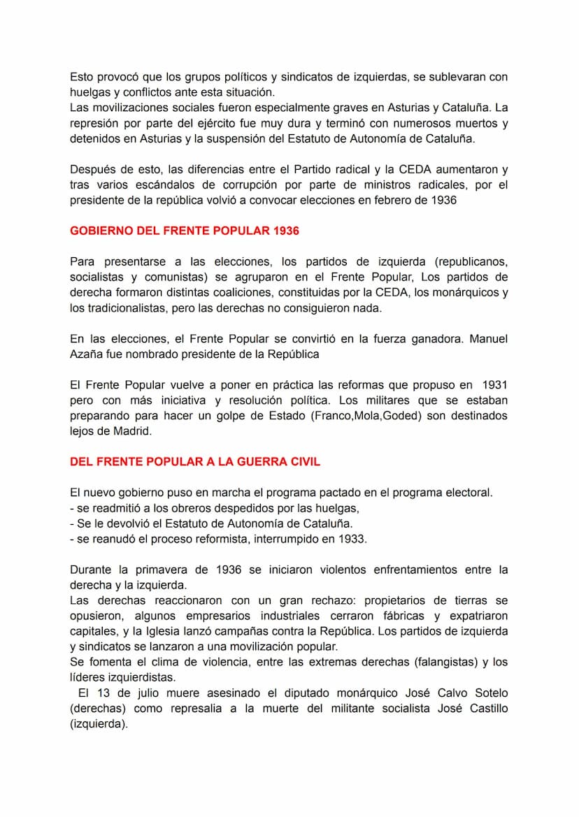 PROCLAMACIÓN DE LA REPÚBLICA
El 12 de abril de 1931 se celebran elecciones municipales, por sufragio universal
mascuino. La participación fu