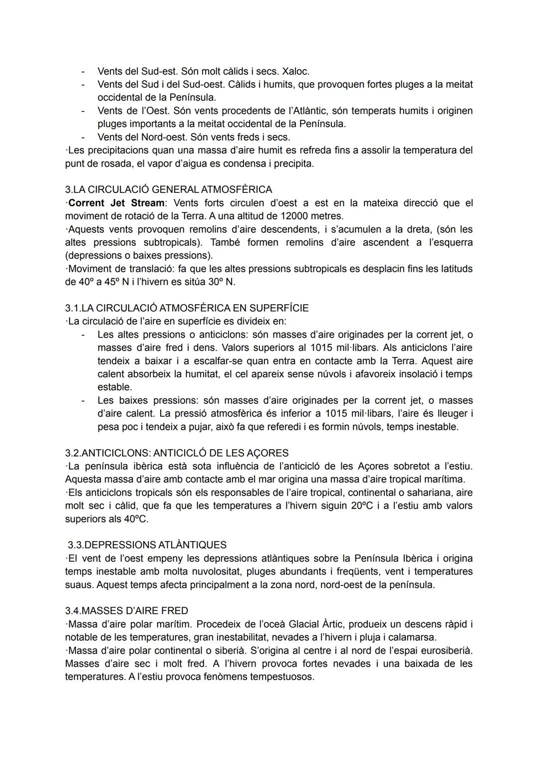 # EL CLIMA

1.ELS FACTORS QUE CONDICIONEN EL CLIMA
- El comportament de l'atmosfera varia en funció de la influència que hi tenen una sèrie 
