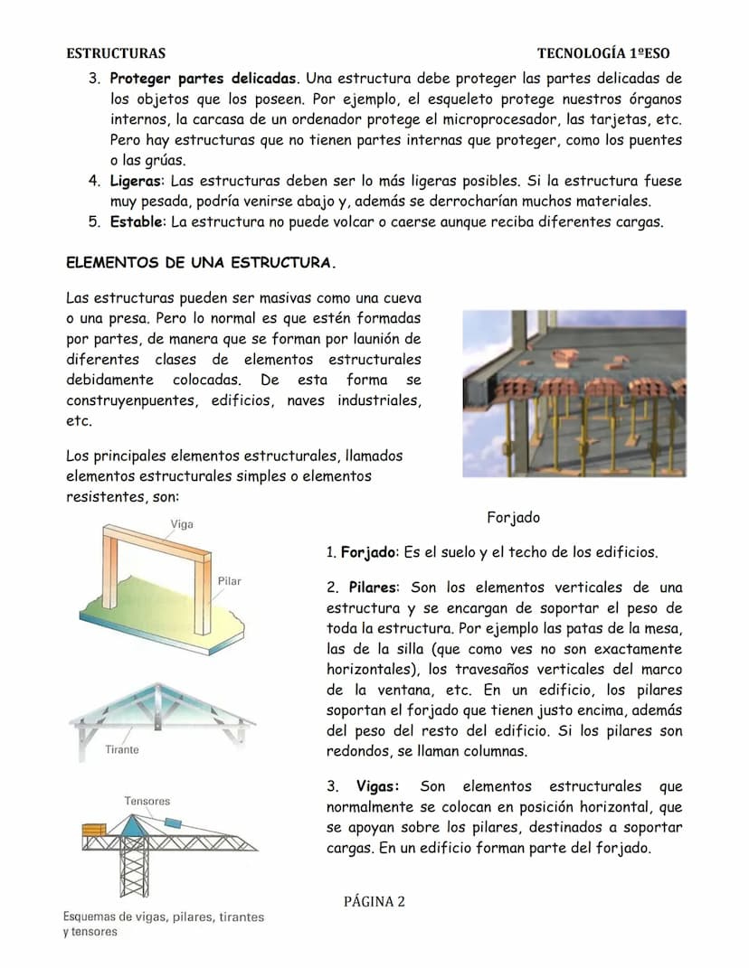 ESTRUCTURAS
TEMA 2: ESTRUCTURAS
INTRODUCCIÓN.
Todos los cuerpos poseen algún tipo de
estructura. Las estructuras se encuentran en la
natural