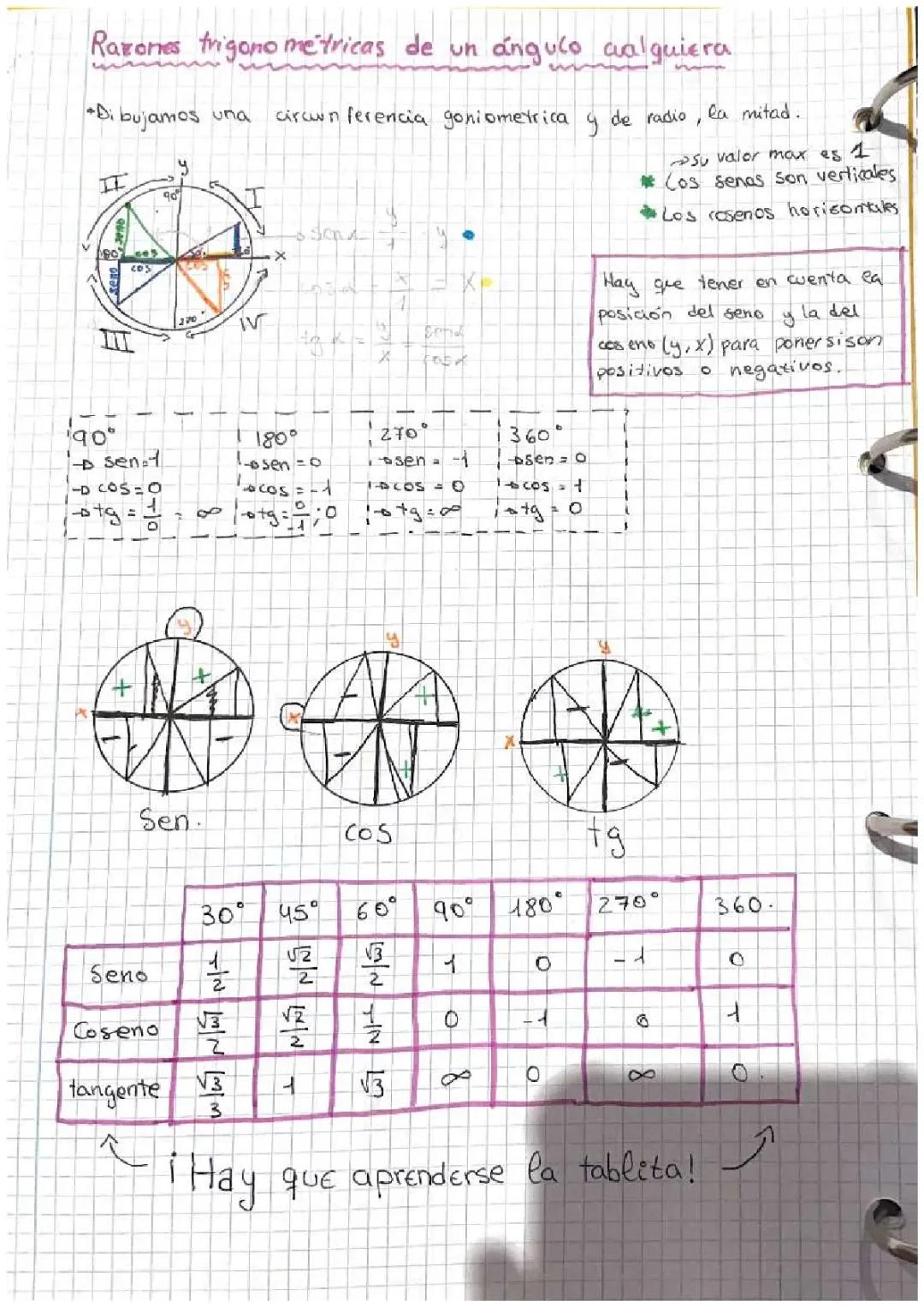 Introducción a las Razones e Identidades Trigonométricas