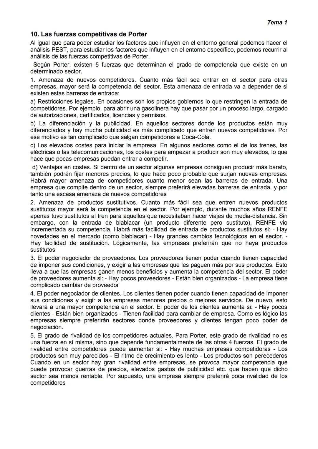 LA EMPRESA Y EL EMPRESARIO
Tema 1
1. Definición de empresa.
Podemos decir que una empresa es un conjunto organizado de factores de producció