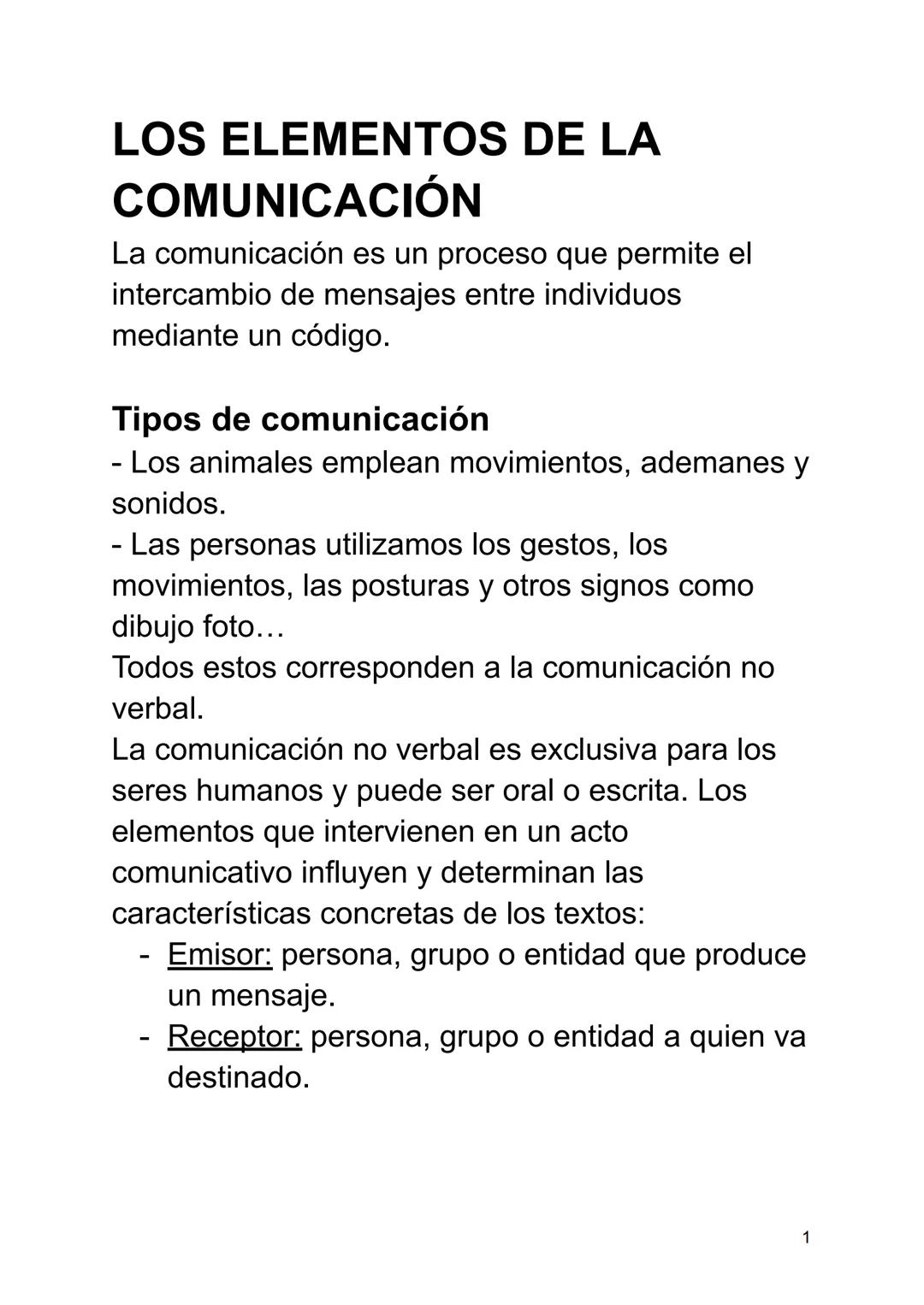 LOS ELEMENTOS DE LA
COMUNICACIÓN
La comunicación es un proceso que permite el
intercambio de mensajes entre individuos
mediante un código.
T