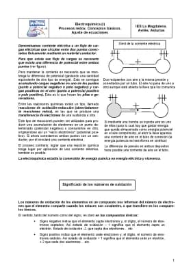 Know Electroquímica (I) Procesos redox. Conceptos básicos. Ajuste de ecuaciones thumbnail