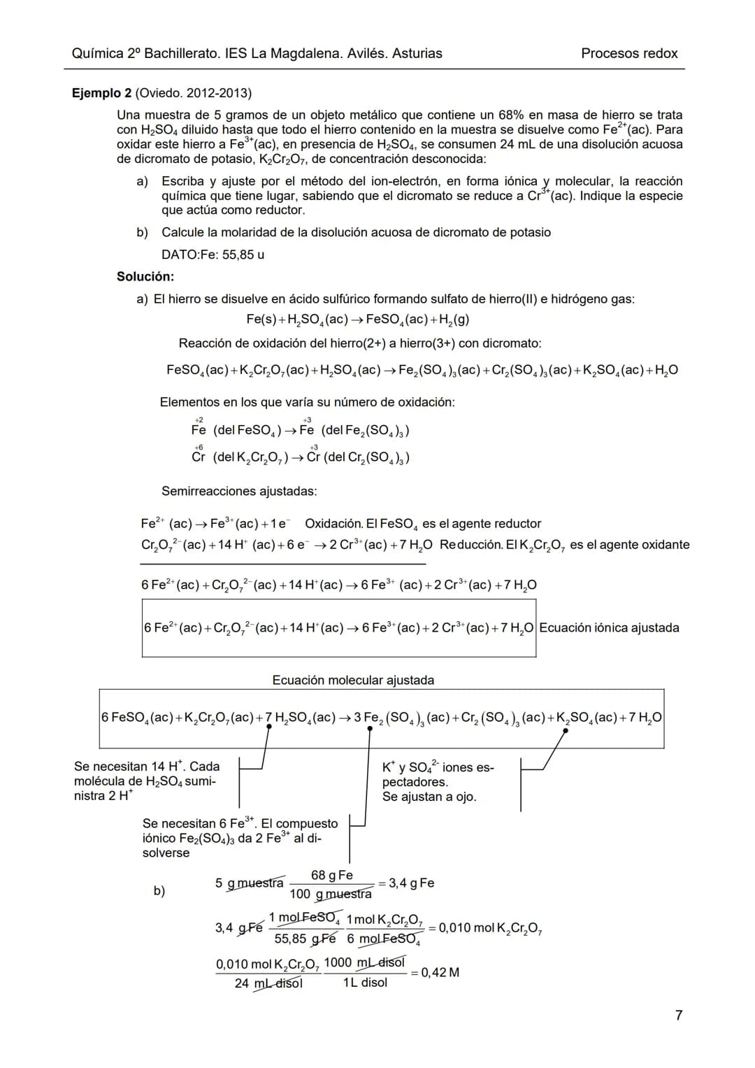 Dpto. Física
y Química
V₁
V₂
√₂2-√₁
Electroquímica (1)
Procesos redox. Conceptos básicos.
Ajuste de ecuaciones
Denominamos corriente eléctri
