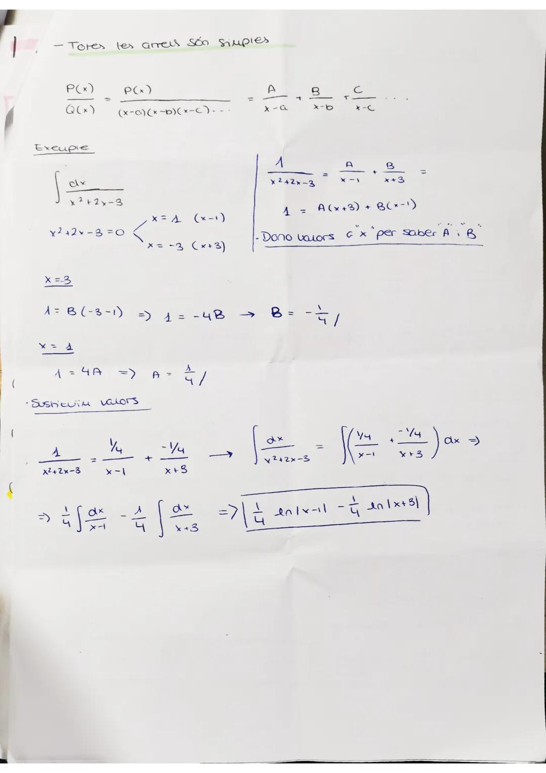 MATES
INTEGRALS

INTEGRALS PRIMITIVES INMEDIATES

@$\int (f(e(x)))^r \cdot f(x) \, dx = \frac{(f(x))^{r+1}}{r+1} +C$

こ$\int \frac{f'(x)}{f(