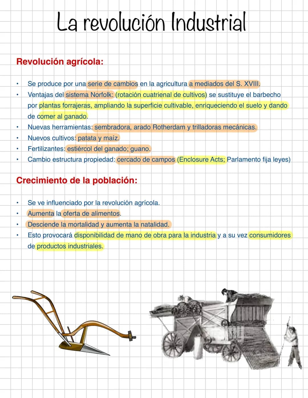 La Revolución Agrícola del Siglo XVIII y el Impacto de la Máquina de Vapor de James Watt en el Crecimiento Industrial de Europa