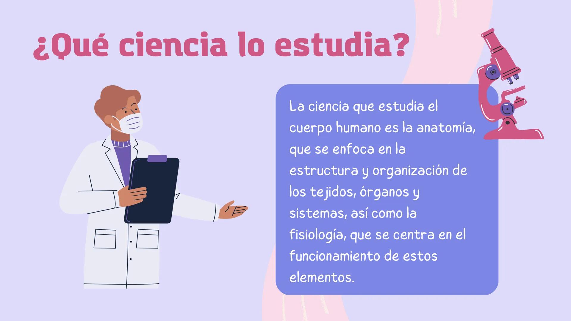 El
funcionamiento
del cuerpo
humano Contenidos
1. Conoce el cuerpo humano
2. ¿Qué ciencia lo estudia?
3. Las células
4. Los sistemas Conoce 