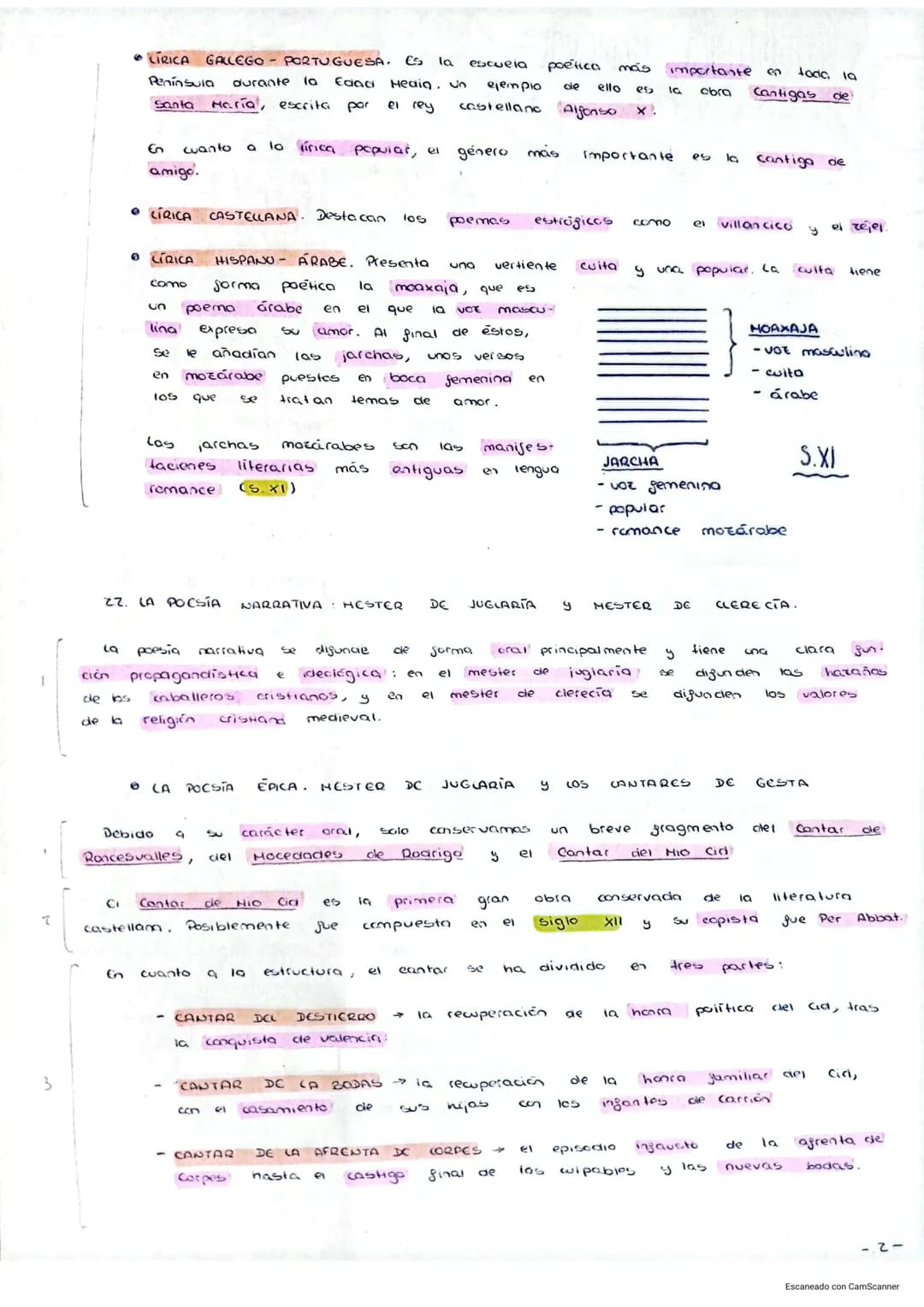 2
LITERATURA MEDIEVAL
..CONTEXTO HISTÓRICO Y CULTURAL
ما
literarios
puede
miento.
Colao Hedia literaria no ocupa desde el S.X al S.XV, pues
